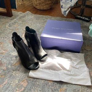 Stuart Weitzman stacked heel shoe/ sandal